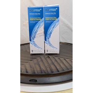 ICEPURE Refrigerator Water Filter 2 Pack RWF4700AB White New Replacement Filter